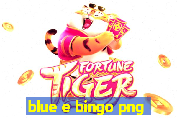 blue e bingo png